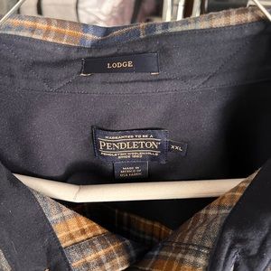 Plaid Pendleton wool
